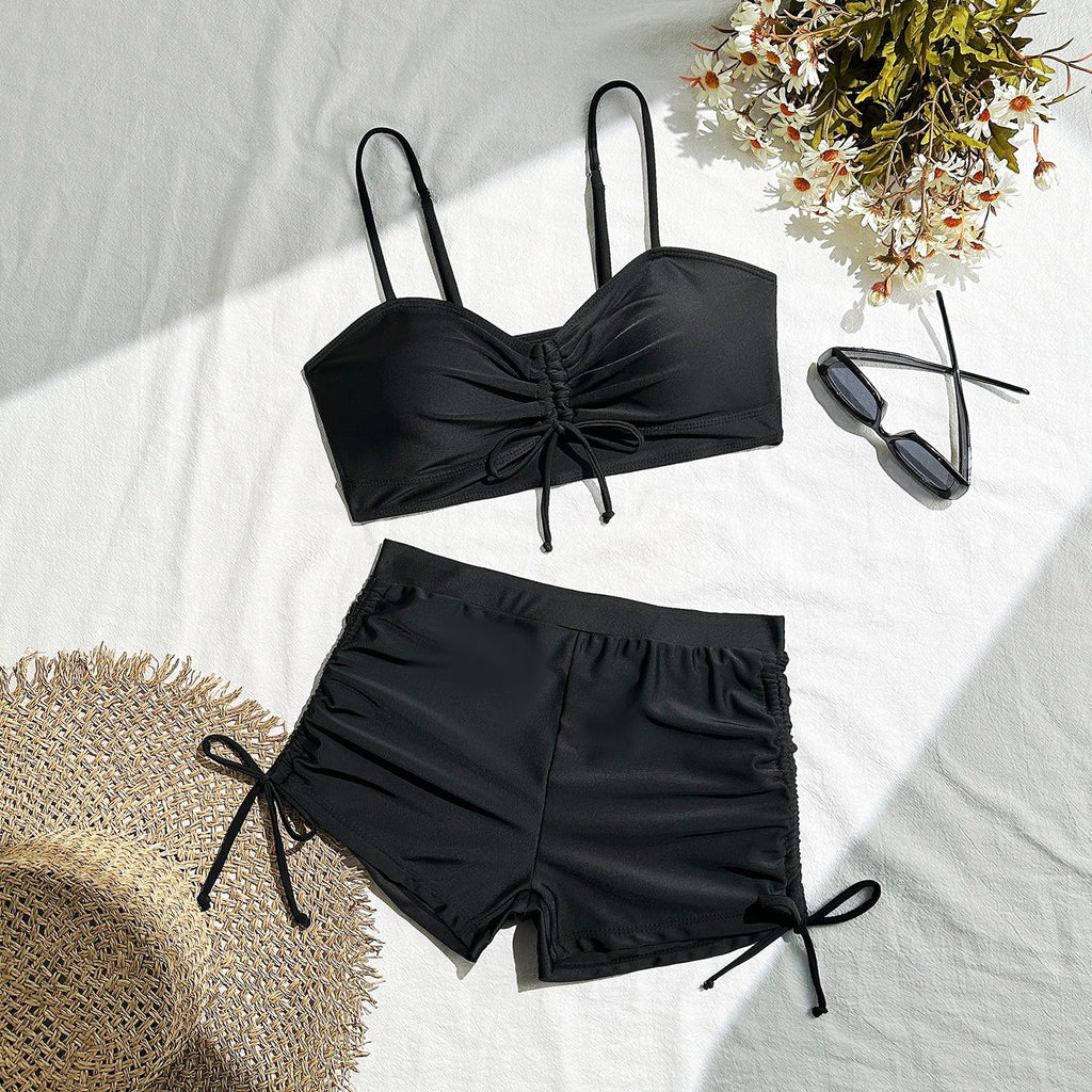 BOY-SHORTS CUT 2PC SWIMSUIT