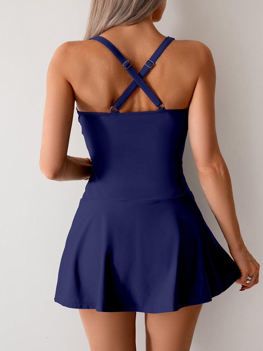 Skort Dress Swimsuit