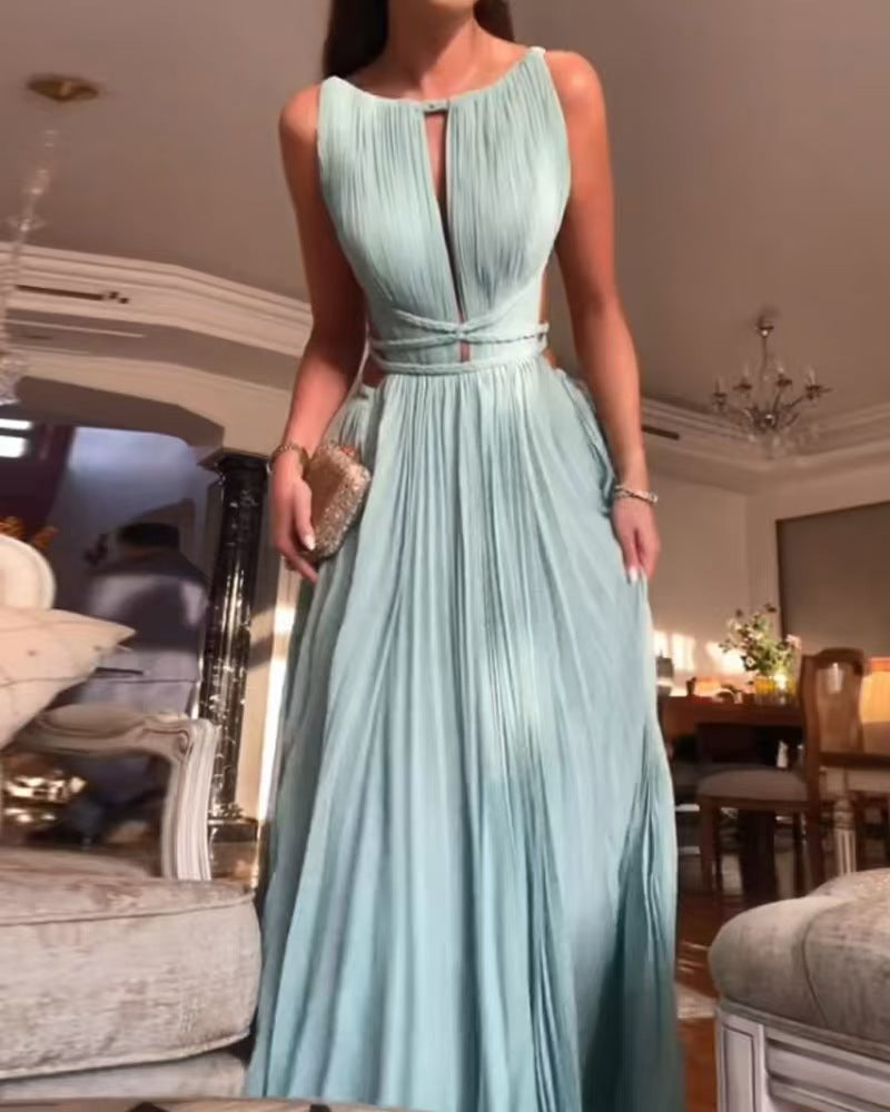 Amazon Cross-border Pleated Dress