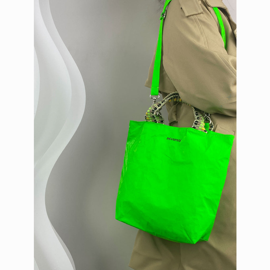 Fluorescent Green Ultra-Light Tote Bag