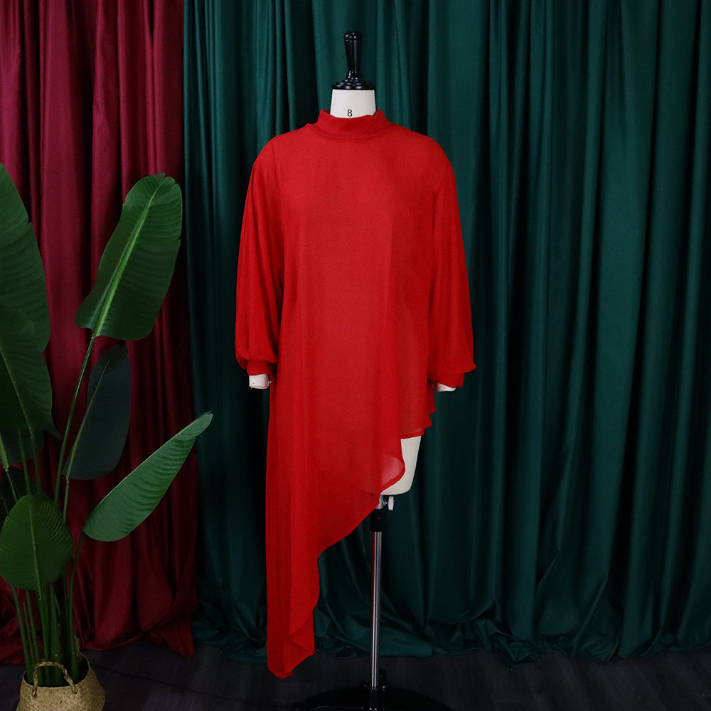 ASSYMETRICAL BLOUSE