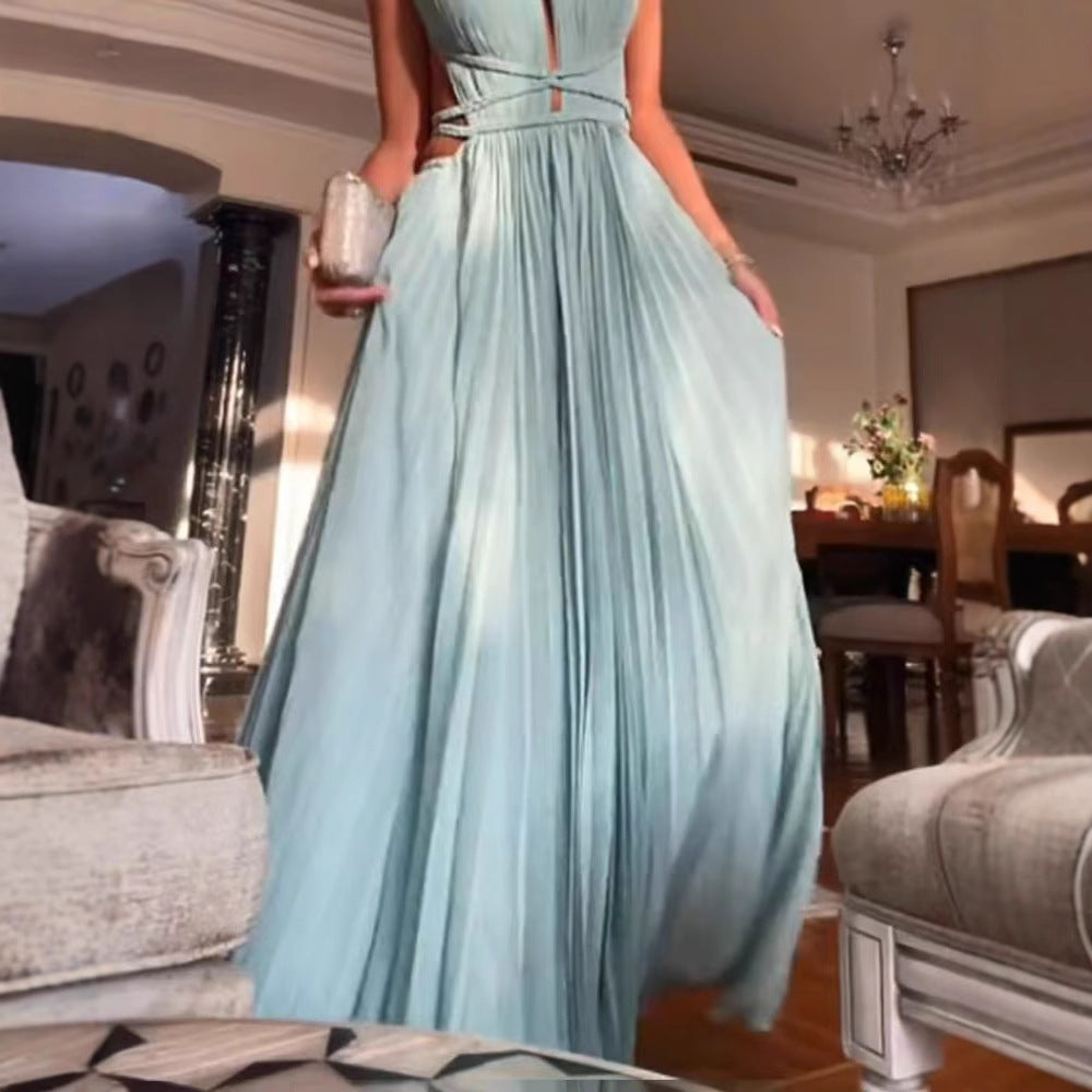 Amazon Cross-border Pleated Dress