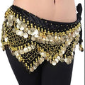 Belly Dance Waist Chain Indian Dance Dance Waist Seal Oriental Dance Belt Waist Towel Performance Clothing Practice Performance Accessories Hip Towel by Trenches of Mariana