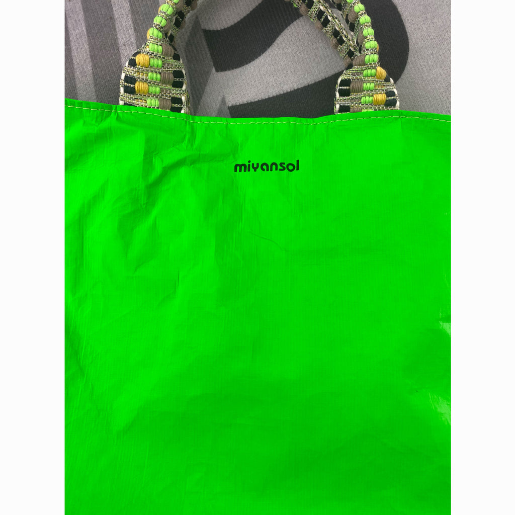 Fluorescent Green Ultra-Light Tote Bag