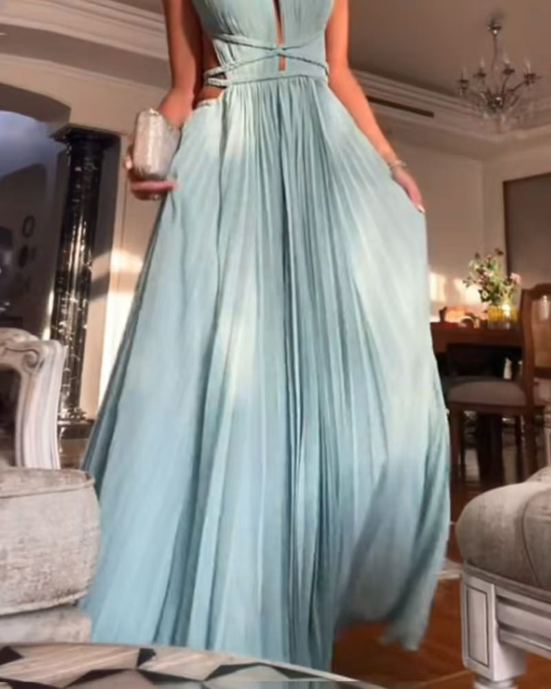 Amazon Cross-border Pleated Dress