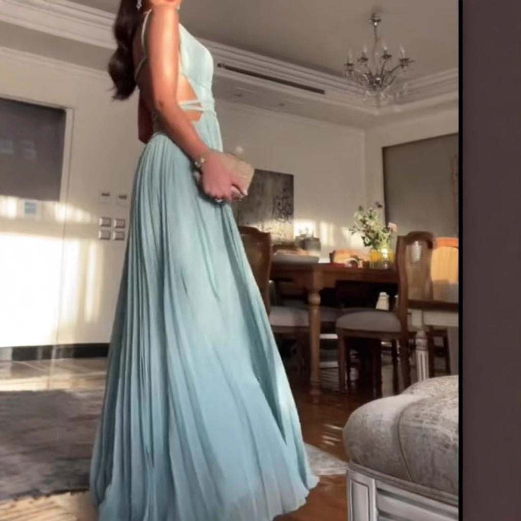 Amazon Cross-border Pleated Dress