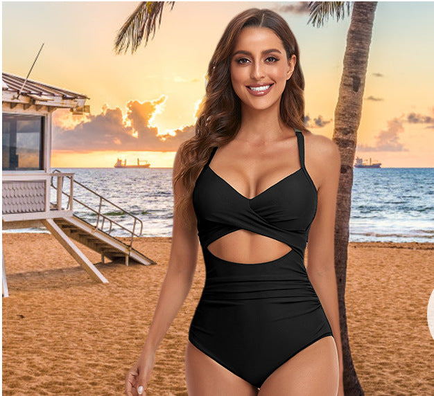 Peekaboo 1pc Swimsuit