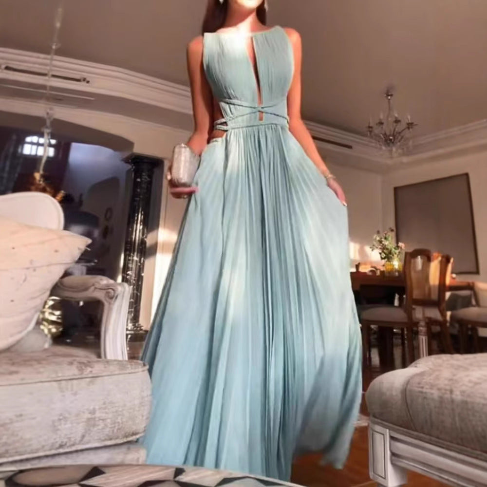 Amazon Cross-border Pleated Dress
