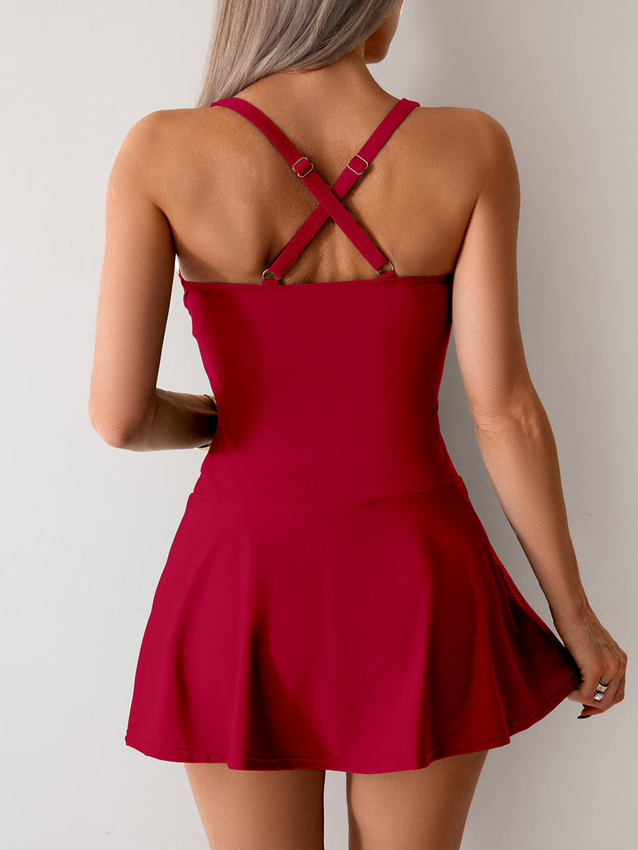 Skort Dress Swimsuit