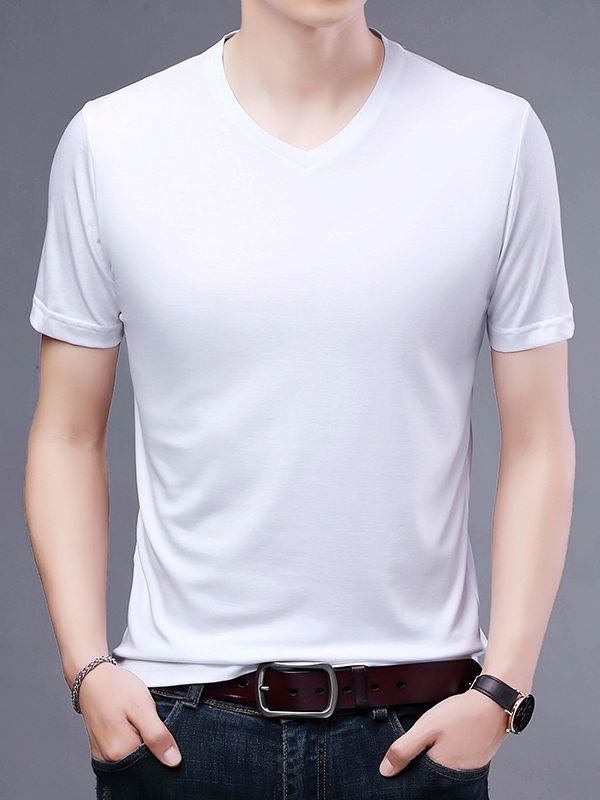 T-shirt Men's V-neck