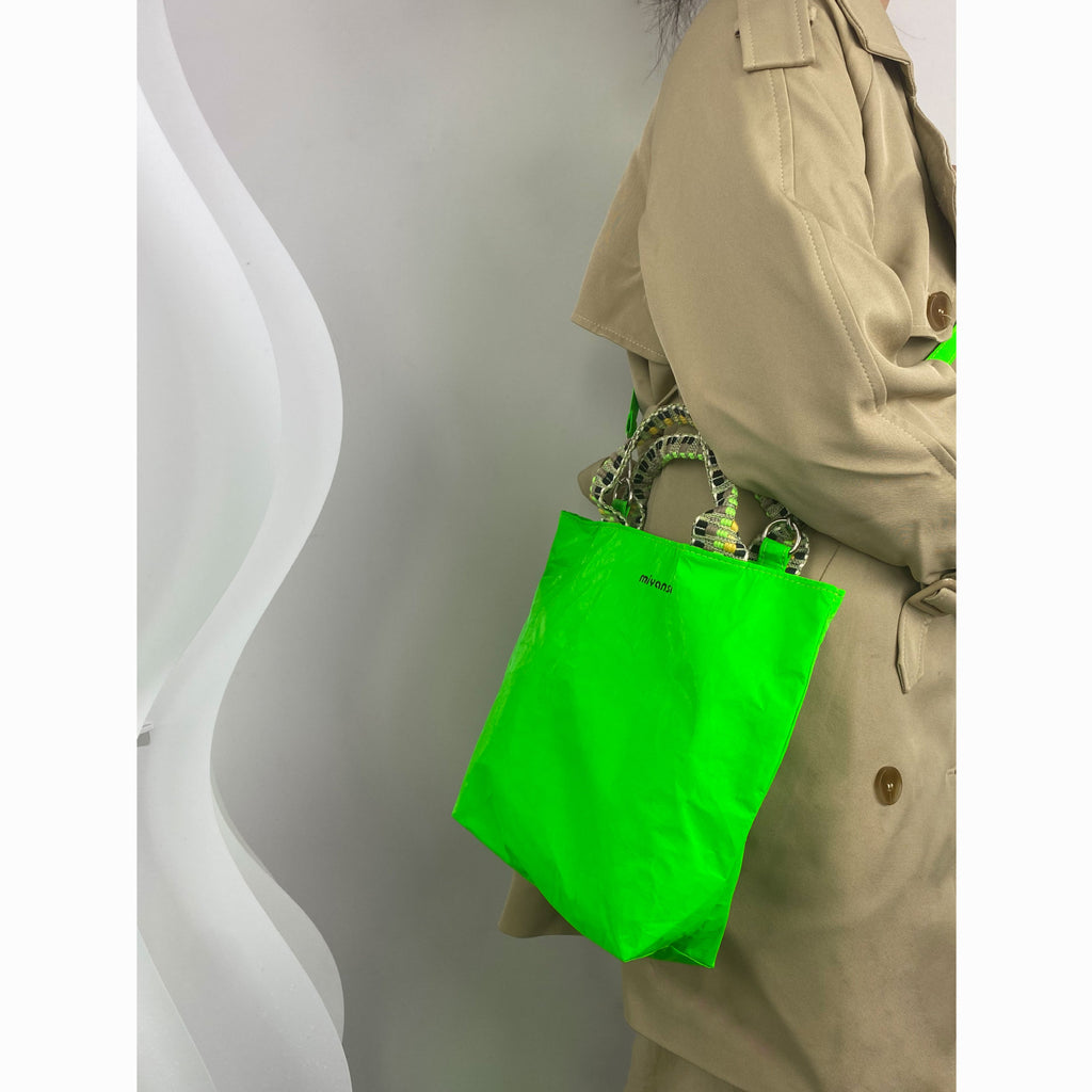 Fluorescent Green Ultra-Light Tote Bag