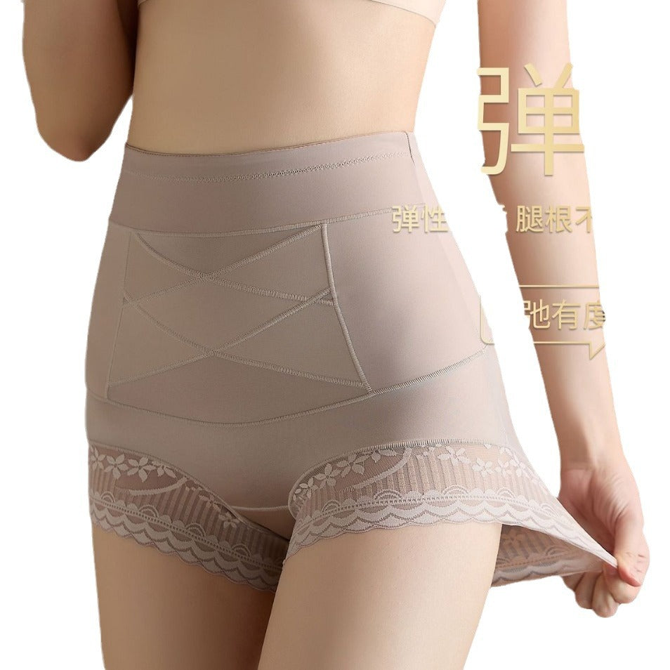 2037 # New Bandage Cross-Tie Tummy Control Hip-Lifting Shapewear Pants with Seamless Pure Cotton Crotch and Butt-Lifting Effect by Trenches of Mariana