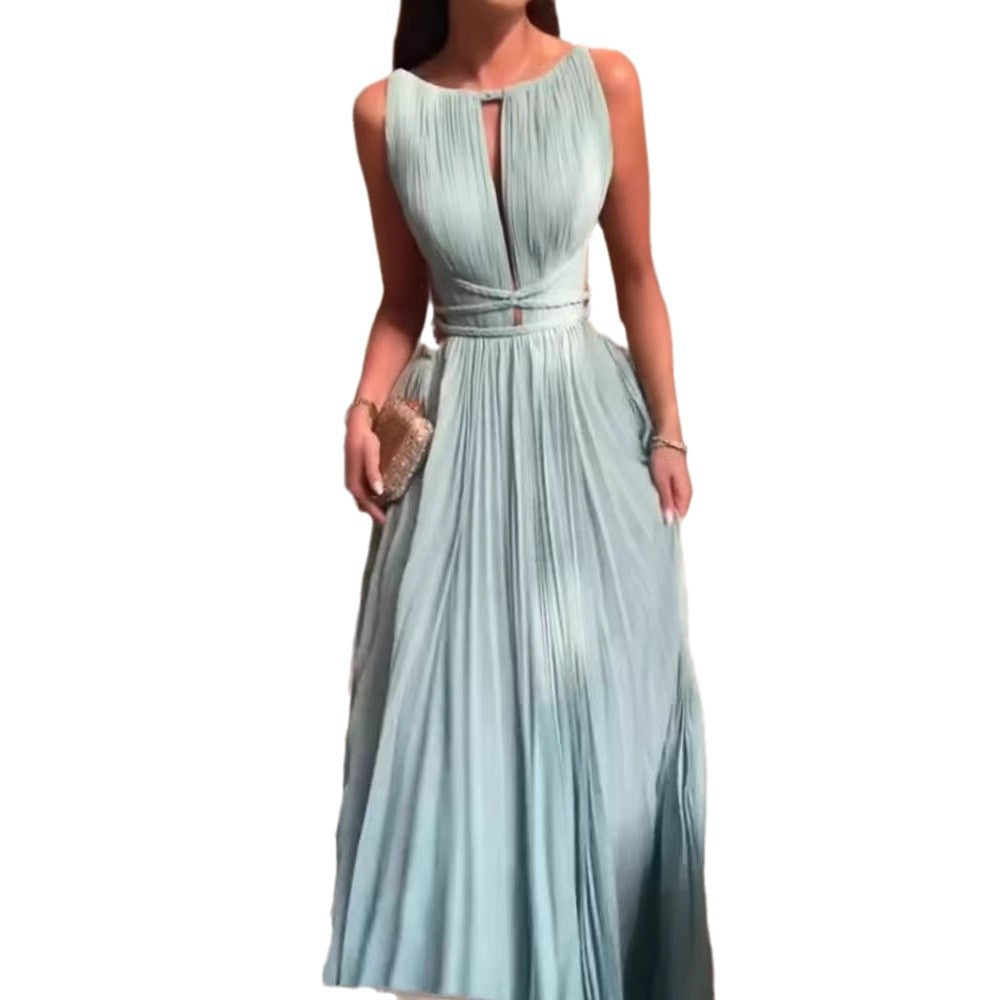 Amazon Cross-border Pleated Dress