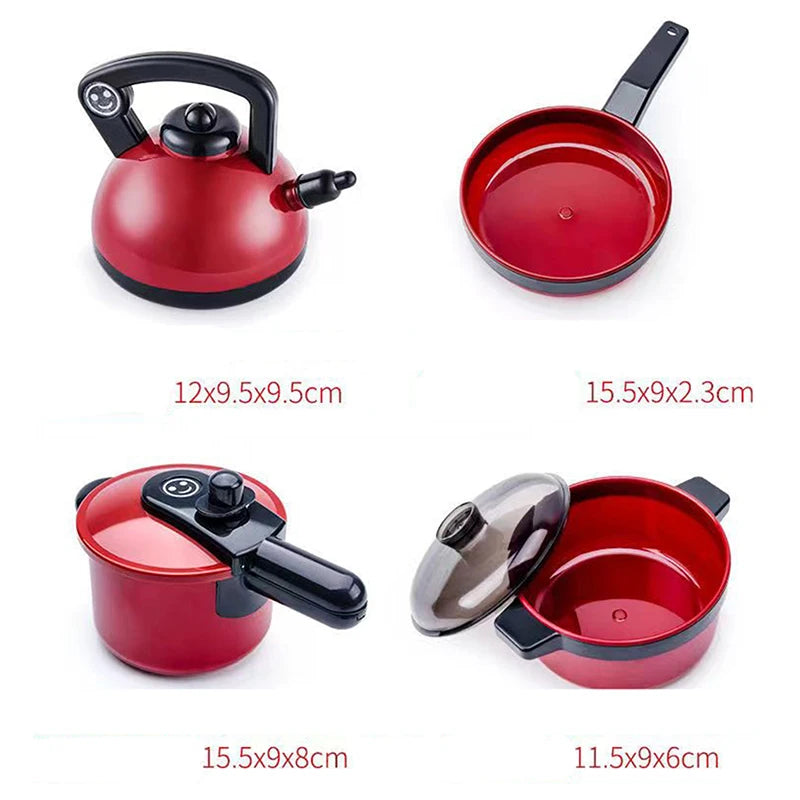 Kids Pretend Play Kitchen Toys Simulation Food Barbecue Cooking Toys Children Educational Play House Interactive Toys For Girl by Trenches of Mariana