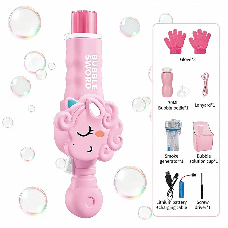 Elastic Bubble Fog Magic Wand Cute Animal Smoke Bubble