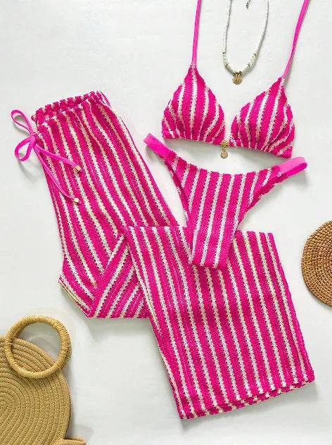 Resort style 3pc SWIMWEAR, BRAZILIAN CUT