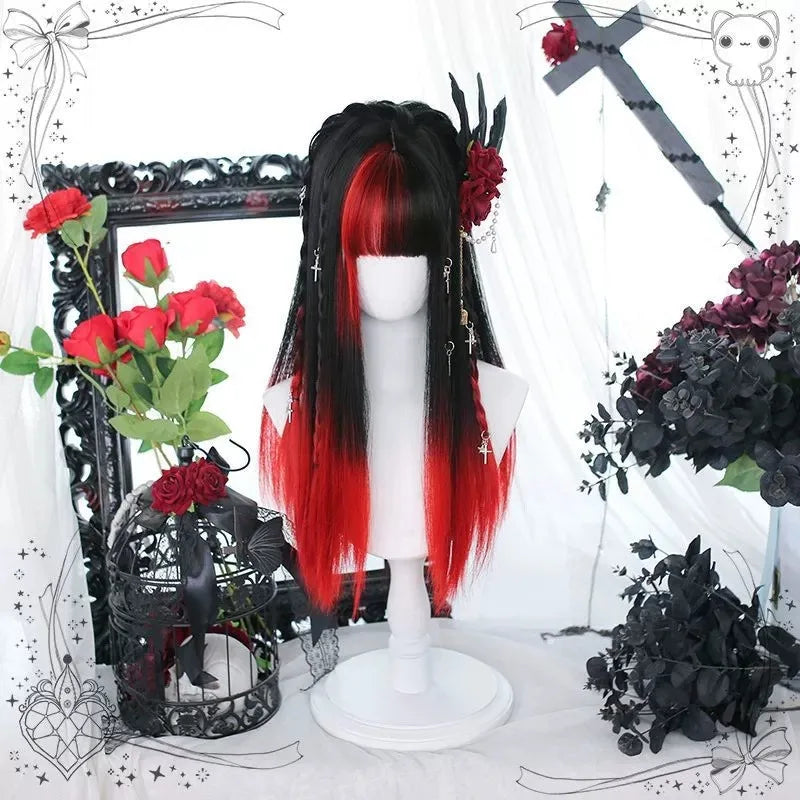 Wolf Cut Cosplay Lacefront synthetic wig
