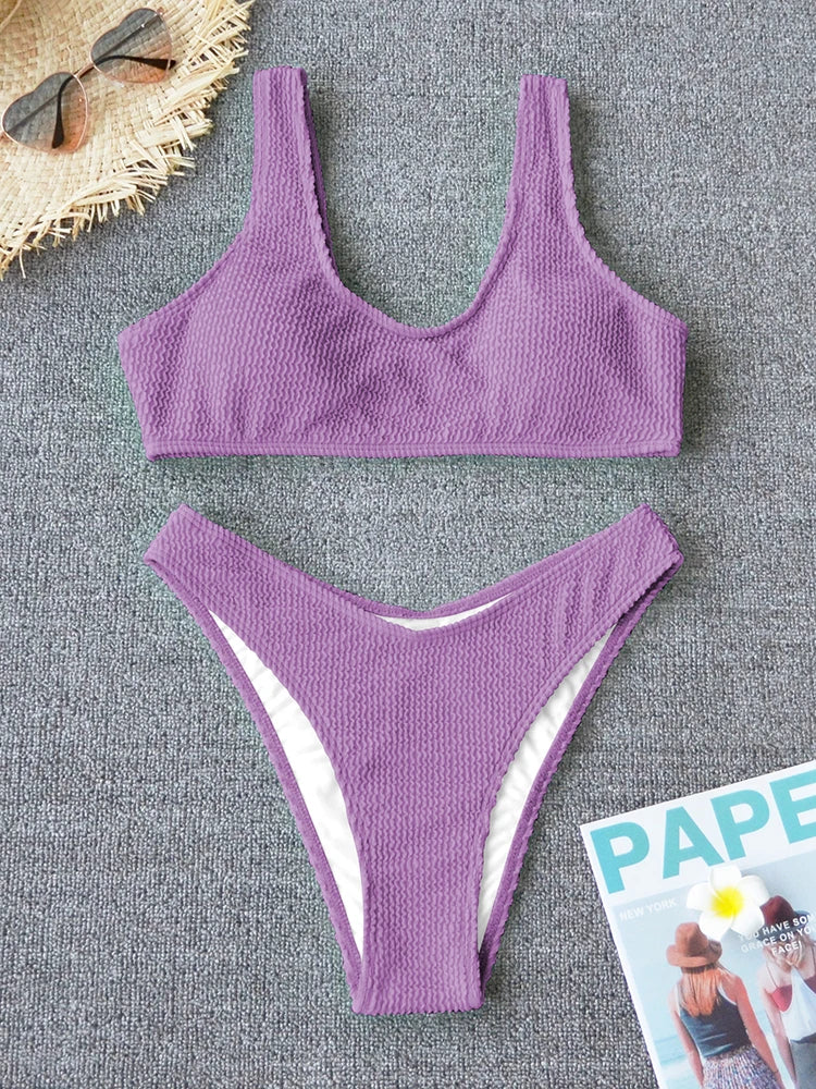 Sexy Bikini 2026 Swimsuit Women Swimwear Push Up Bikini Set Thong Brazilian Bathing Suit Beach Wear Biquini Bather Female