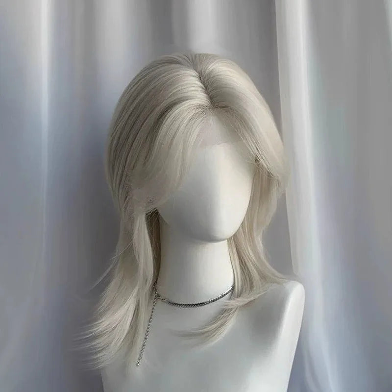 Wolf Cut Cosplay Lacefront synthetic wig