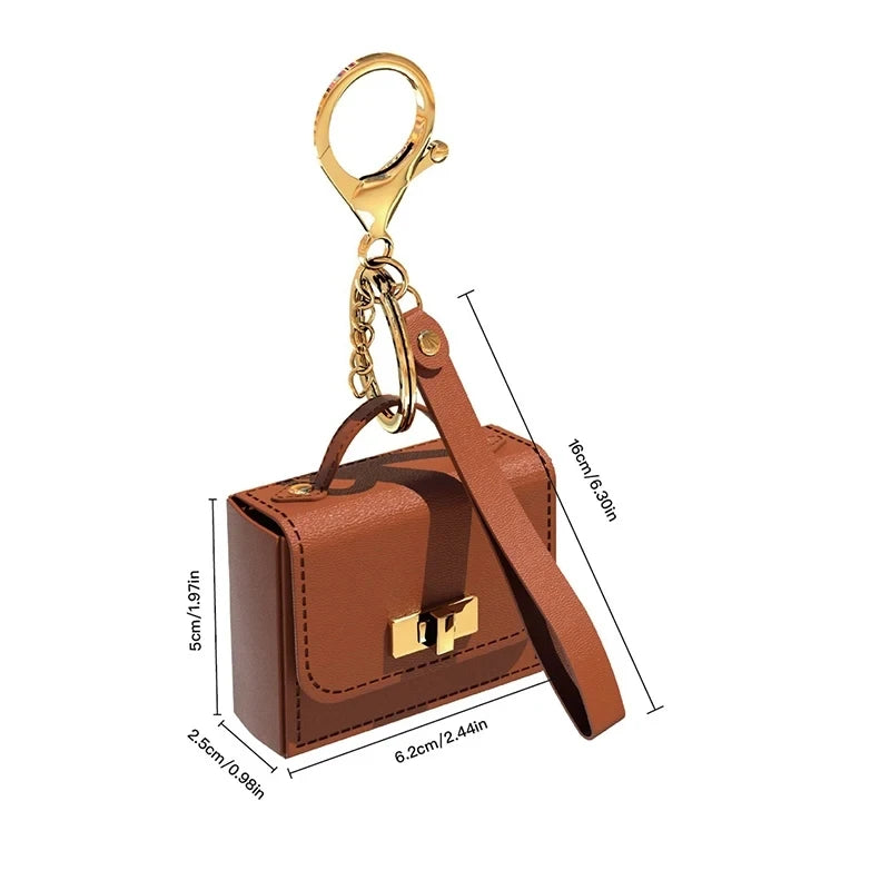 Trenches of Mariana mini bag keychain coin purse with versatile pendant and keyring, stylish accessory for bags and keys