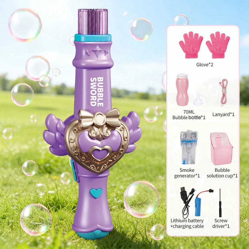 Elastic Bubble Fog Magic Wand Cute Animal Smoke Bubble