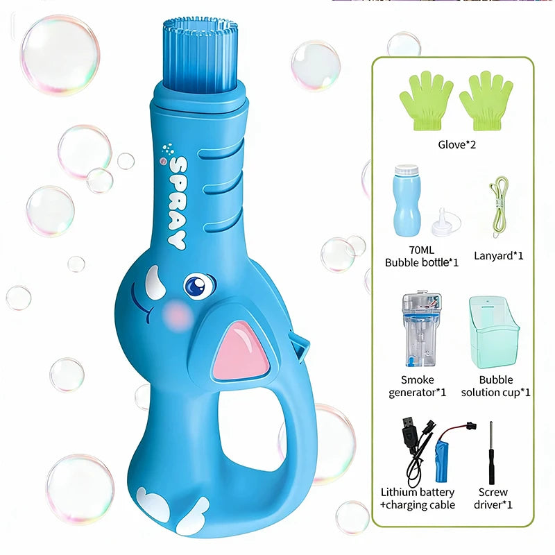 Elastic Bubble Fog Magic Wand Cute Animal Smoke Bubble