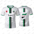 Summer New Syria Football Jersey Men Women Sports T-shirts Street Soccer Uniforms Casual Syrian Flag Graphic Oversized Kids Tops by Trenches of Mariana