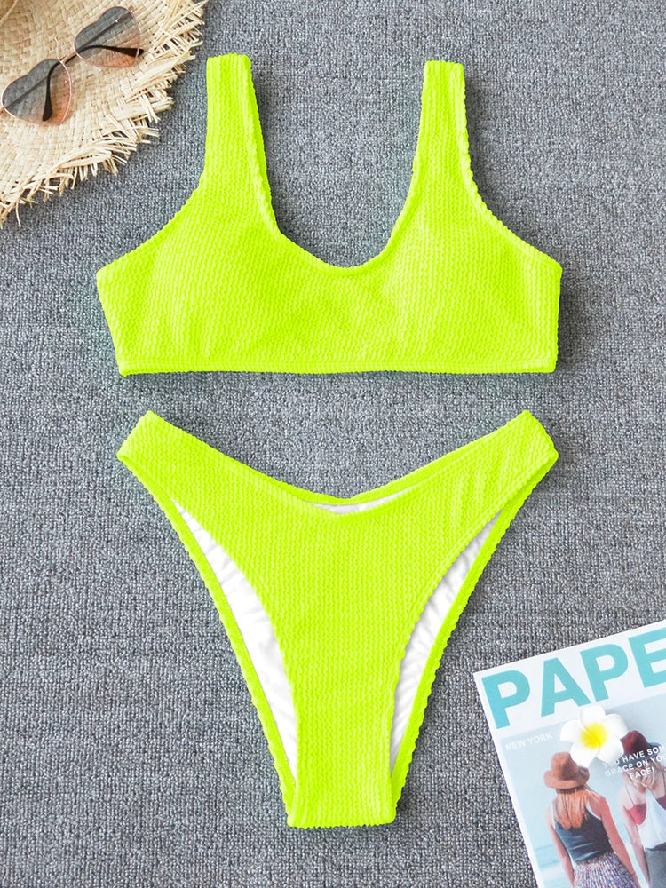 Sexy Bikini 2026 Swimsuit Women Swimwear Push Up Bikini Set Thong Brazilian Bathing Suit Beach Wear Biquini Bather Female