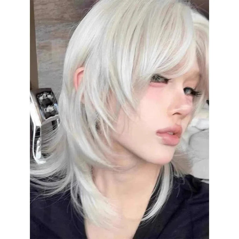 Wolf Cut Cosplay Lacefront synthetic wig