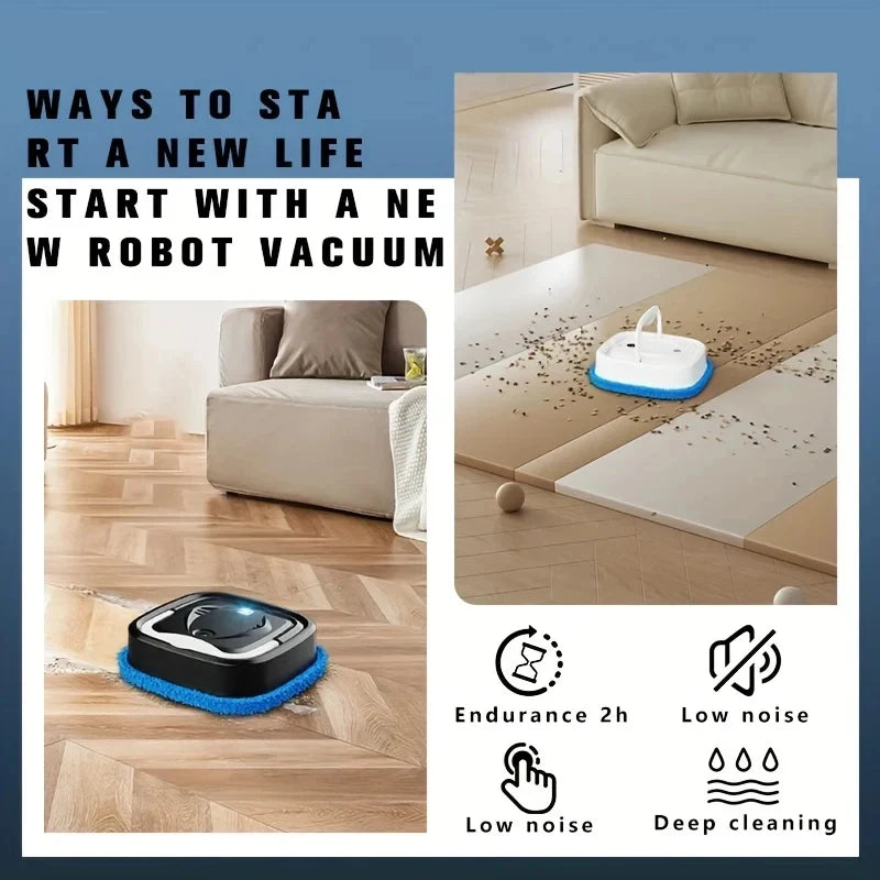 Steam cleaning robot easy to operate direct spray of steam for deep cleaning suitable for pet hair carpets tiles kitchen indoors by Trenches of Mariana