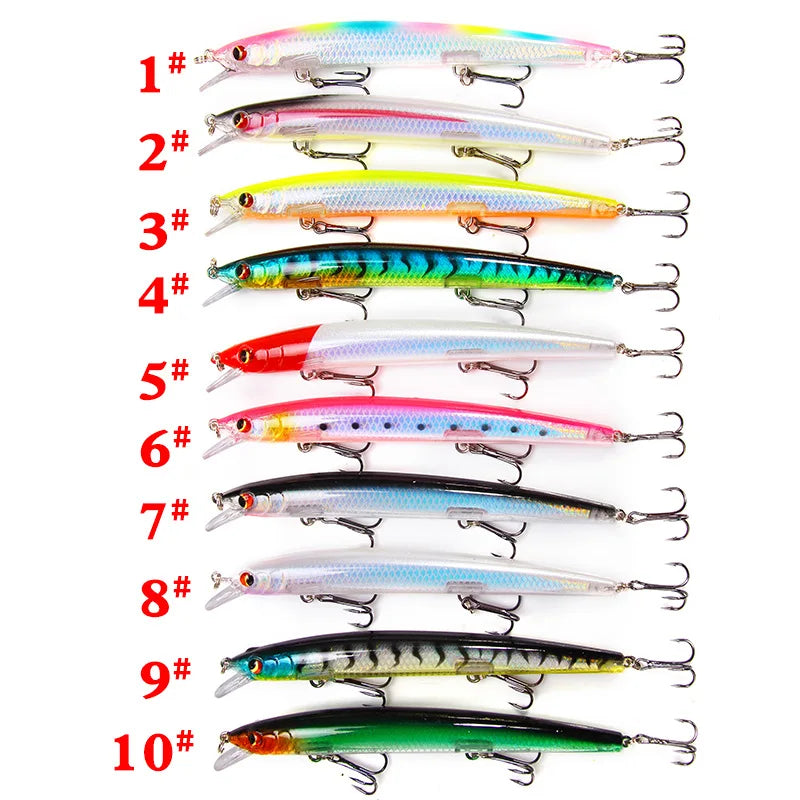 Big Laser Minnow Fishing Lures 13.5cm 15g