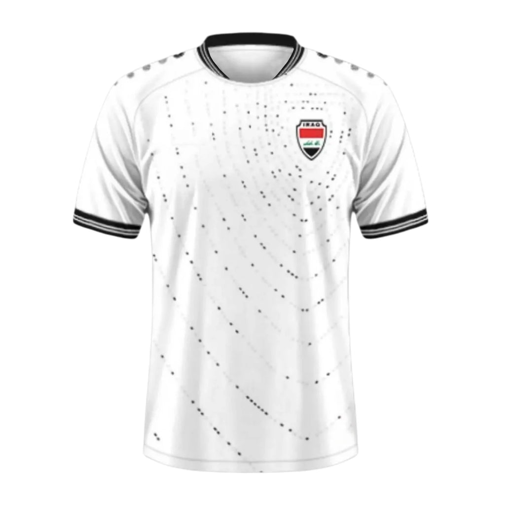 Soccer Jersey Fans Iraq 3D Print Mens Athleisure T-Shirt Summer Breathable Quick Dry Sportswear Tops Outdoor Training & Matches by Trenches of Mariana