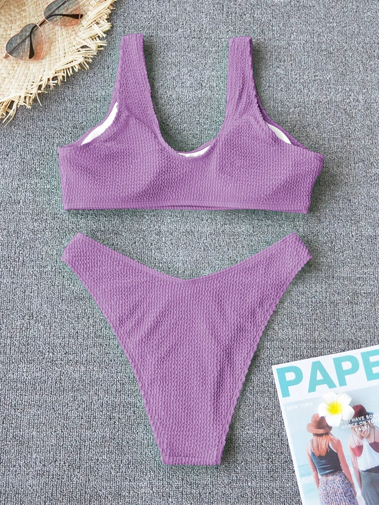 Sexy Bikini 2026 Swimsuit Women Swimwear Push Up Bikini Set Thong Brazilian Bathing Suit Beach Wear Biquini Bather Female