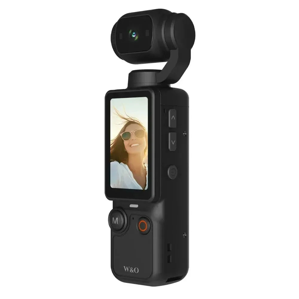 Action Camera 4k Handheld Pocket Digital Camcorder 3-axis Gimbal Stabilization IR Night Vision Vlog Videos Camera For Gift