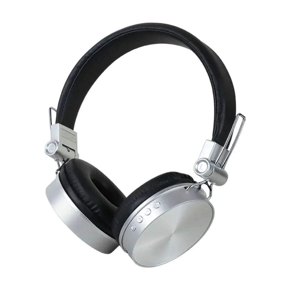 Classic HIFI Retro Wireless Headset Foldable Millennium Wind Wireless Headphones Vintage Brown Retro Headphone Lisening Music