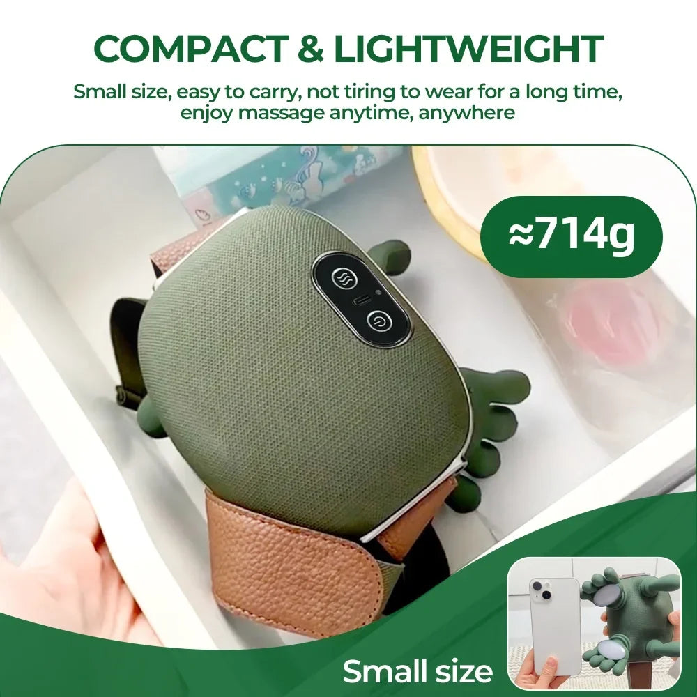 Neck Massager Portable Rechargeable Shoulder Cervical Massager Real Hand Kneading Soreness Relief Massager For Home Travel by Trenches of Mariana