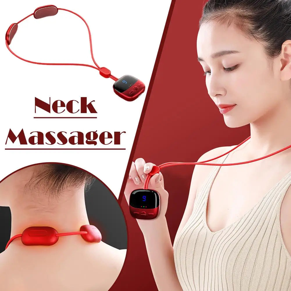 PORTABLE NECK, ELECTROMAGNETIC MASSAGER