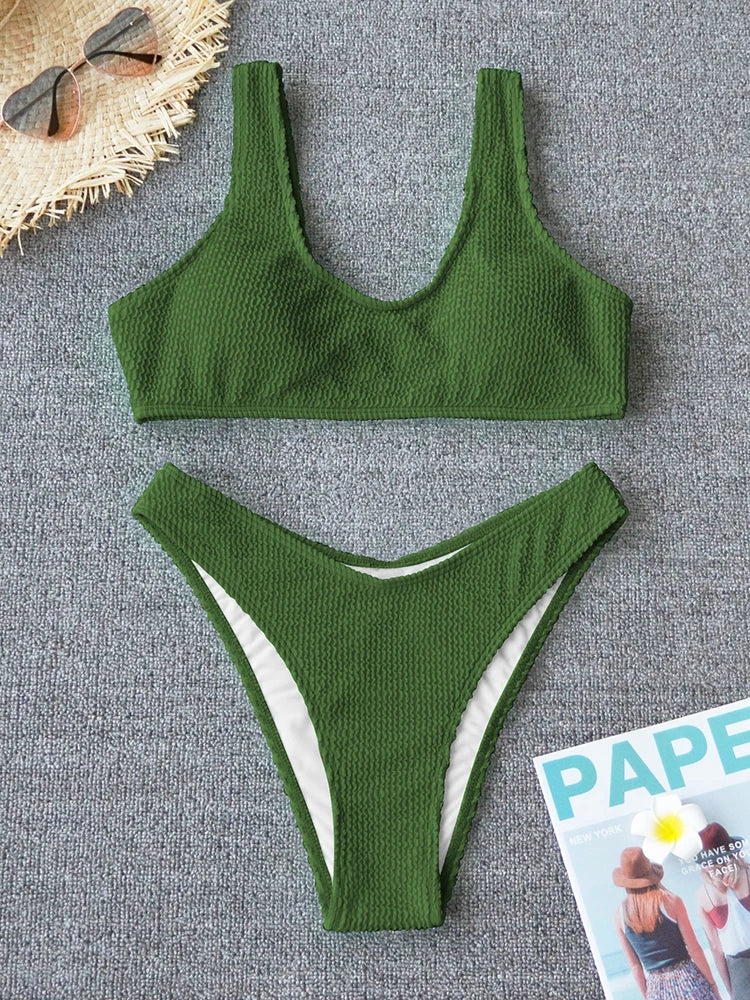Sexy Bikini 2026 Swimsuit Women Swimwear Push Up Bikini Set Thong Brazilian Bathing Suit Beach Wear Biquini Bather Female