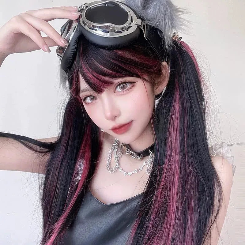 Wolf Cut Cosplay Lacefront synthetic wig