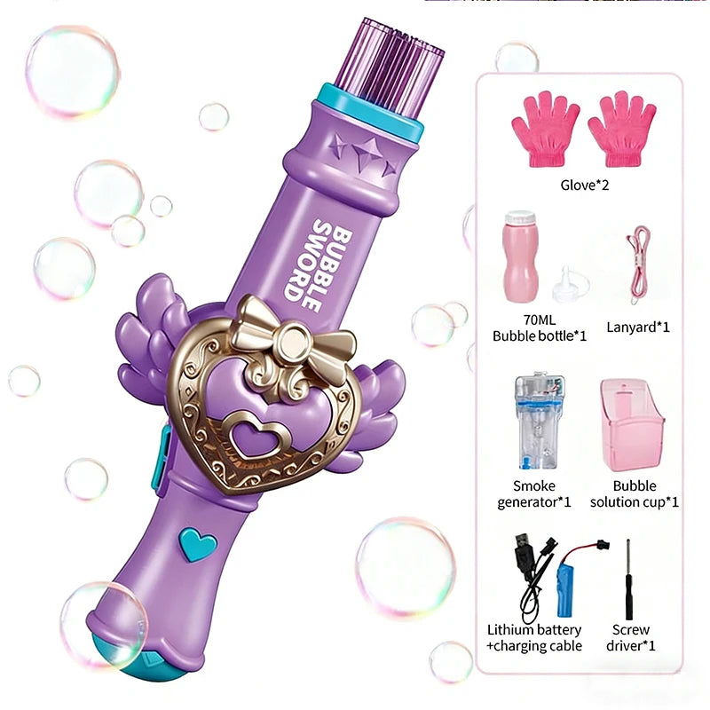 Elastic Bubble Fog Magic Wand Cute Animal Smoke Bubble