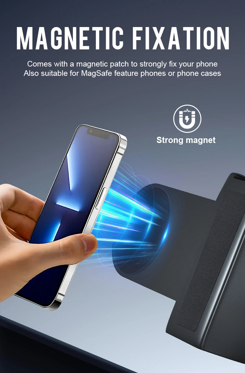 Hand Grip Magsafe: Handheld,Bluetooth,Remote Control,Tripod Mount for iPhone 16,Vlog