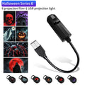 USB Projection Lamp Planet/Halloween/Christmas Theme Indoor Ceiling Projection Night Lamp For Room Wall Decoration Festival Gift by Trenches of Mariana