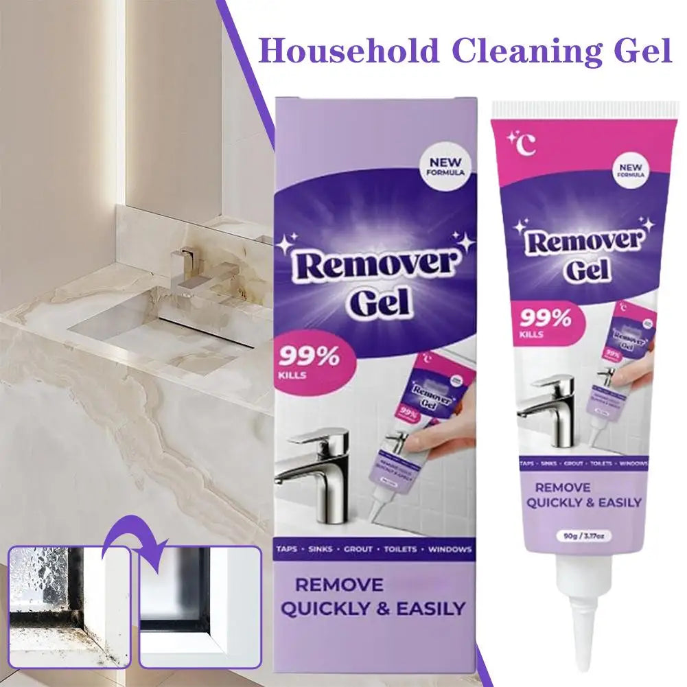 Trenches of Mariana mold remover gel cleaning gel for kitchen and bathroom mold removal around washing machines and refrigerator rubber rings