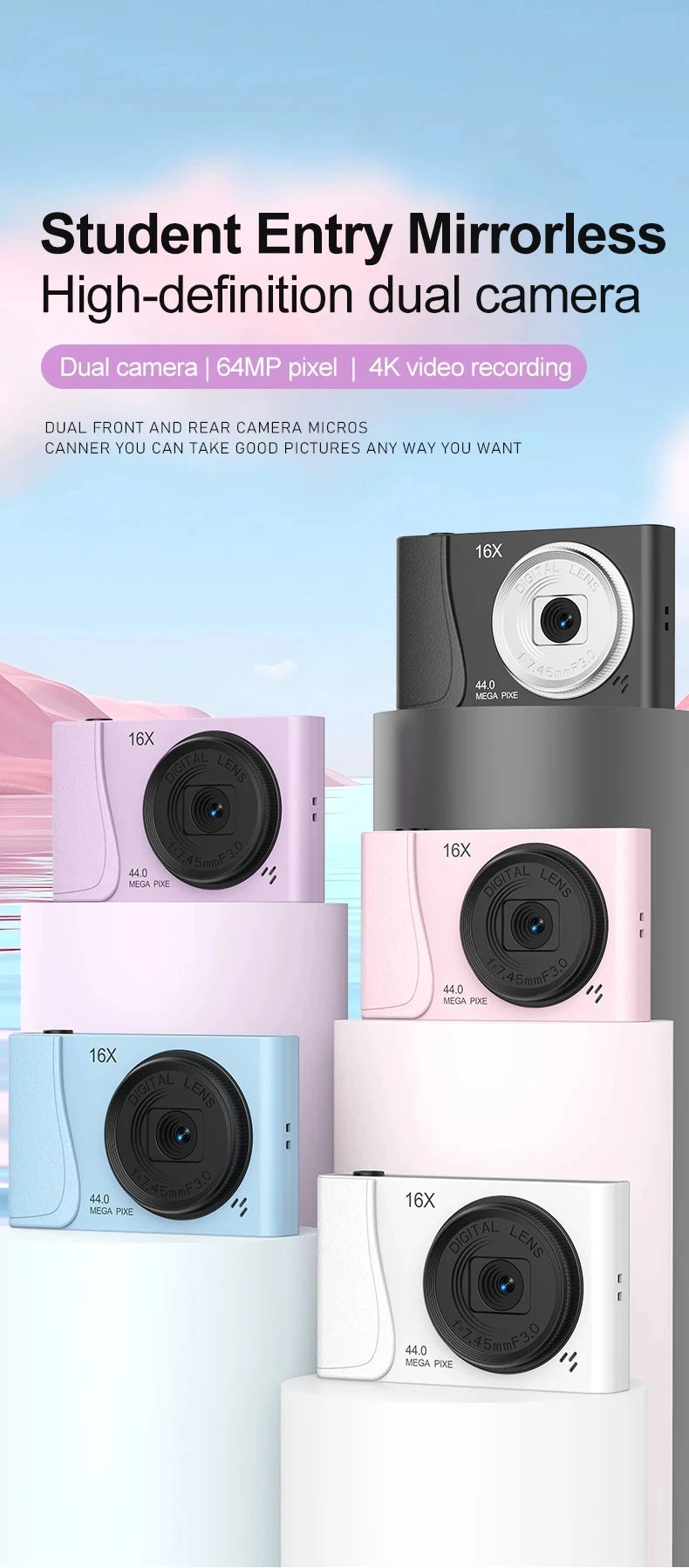 4K DIGITAL CAMERA FOR TIKTOKERS