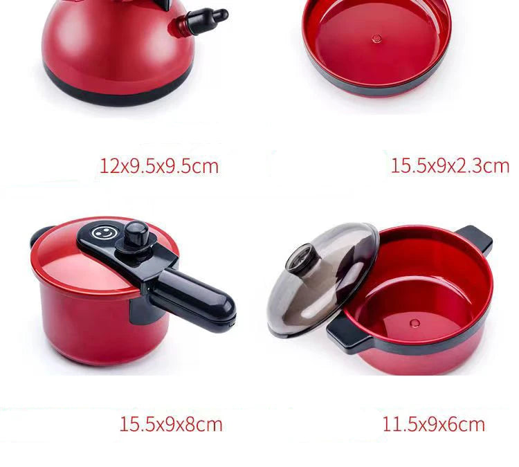 Kids Pretend Play Kitchen Toys Simulation Food Barbecue Cooking Toys Children Educational Play House Interactive Toys For Girl by Trenches of Mariana