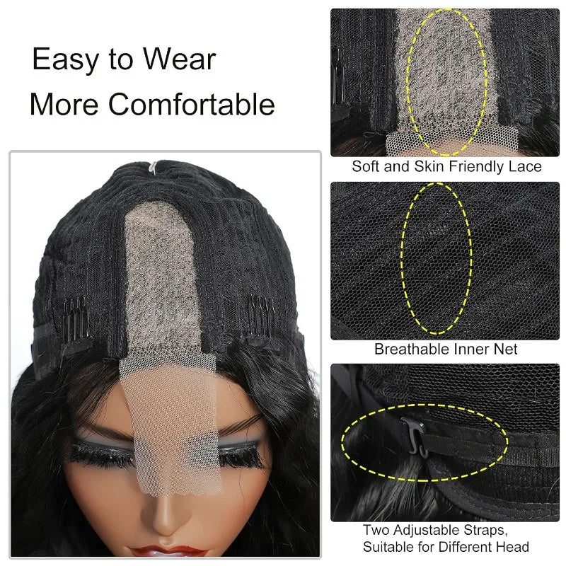 Lace Front Curly Wig Long Loose Deep Wave Synthetic Honey Blonde for Women Hair Replacement Natural Crimps Heat Resistant