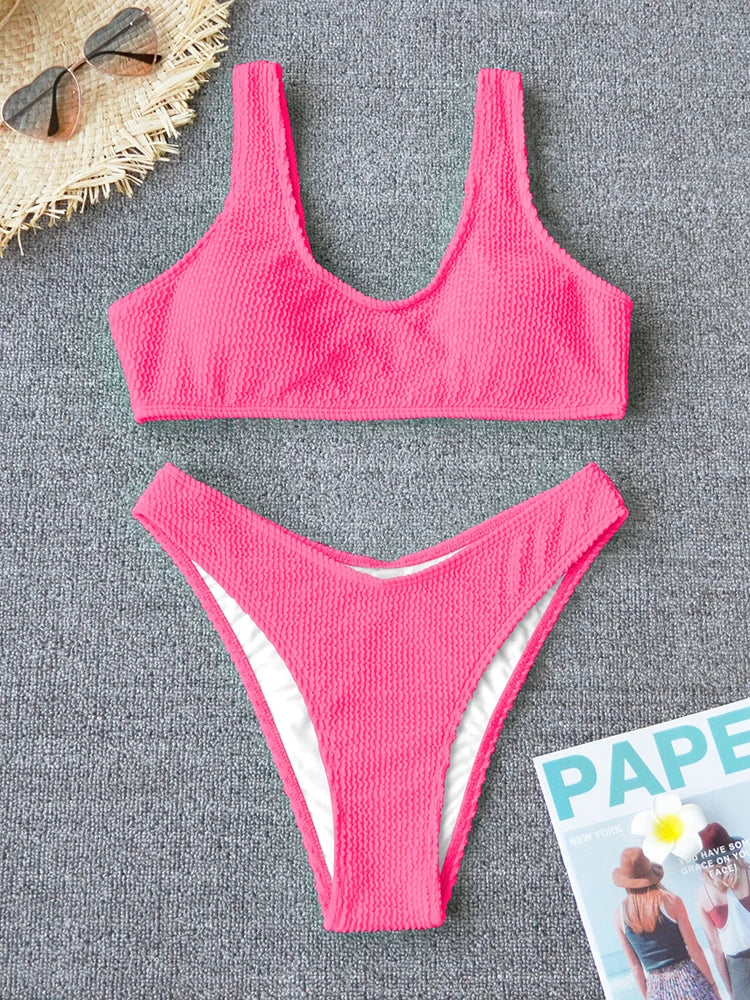 Sexy Bikini 2026 Swimsuit Women Swimwear Push Up Bikini Set Thong Brazilian Bathing Suit Beach Wear Biquini Bather Female