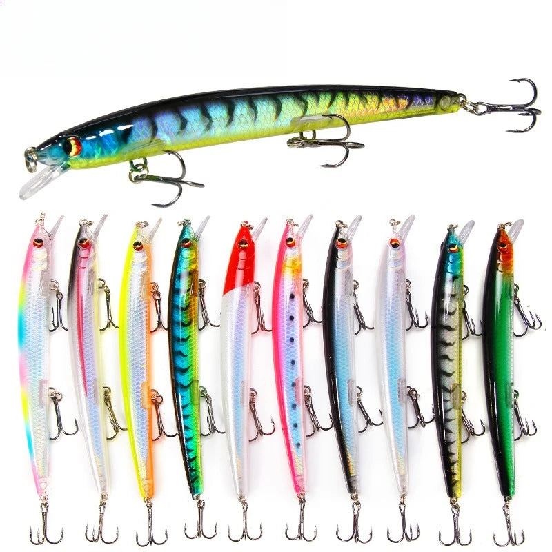 Big Laser Minnow Fishing Lures 13.5cm 15g