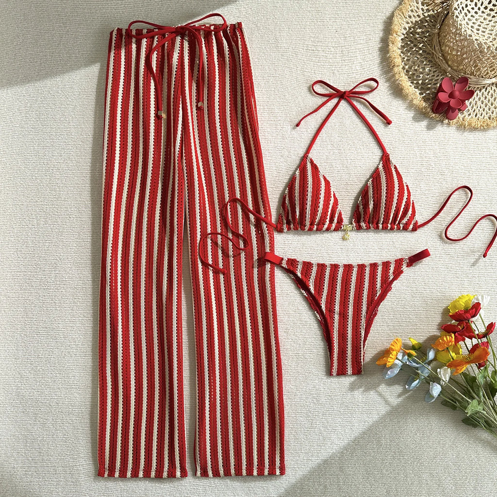 Resort style 3pc SWIMWEAR, BRAZILIAN CUT