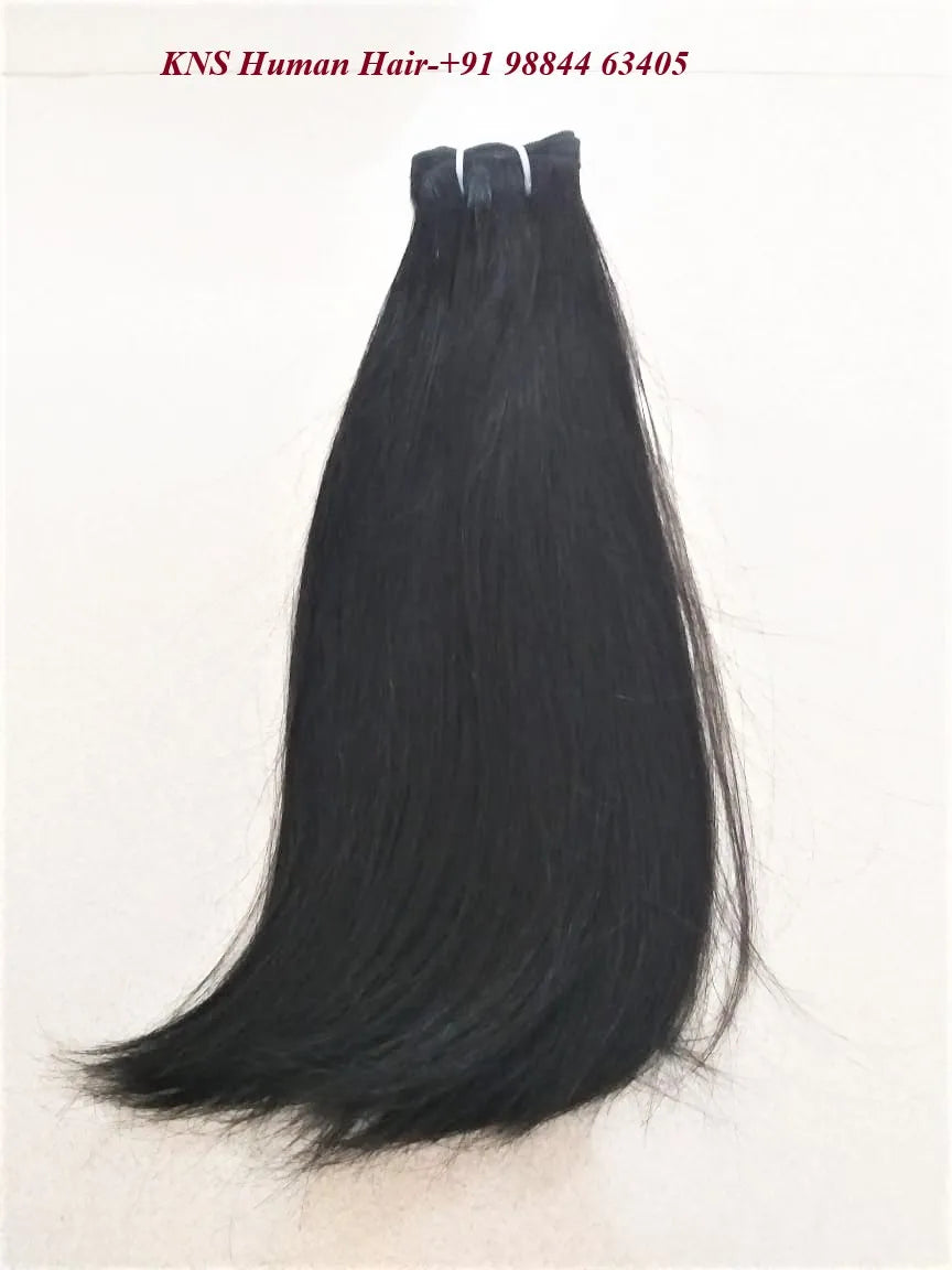 Micro Machine Double Weft Remy Indian Human Hair Extensions Black and Brown Indian Virgin Hair 100g Pack Weave